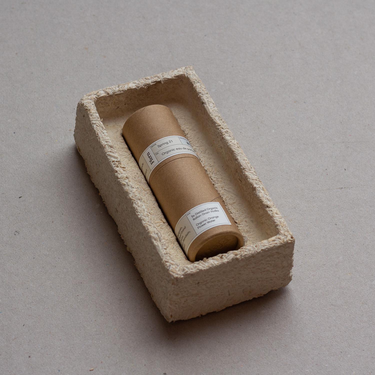 Ffern sustainable mushroom perfume packaging