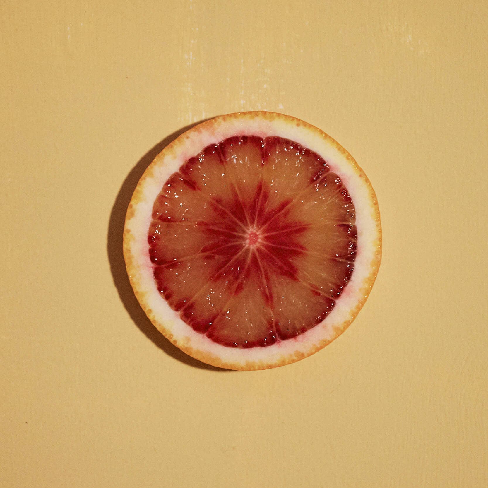 Blood orange rind