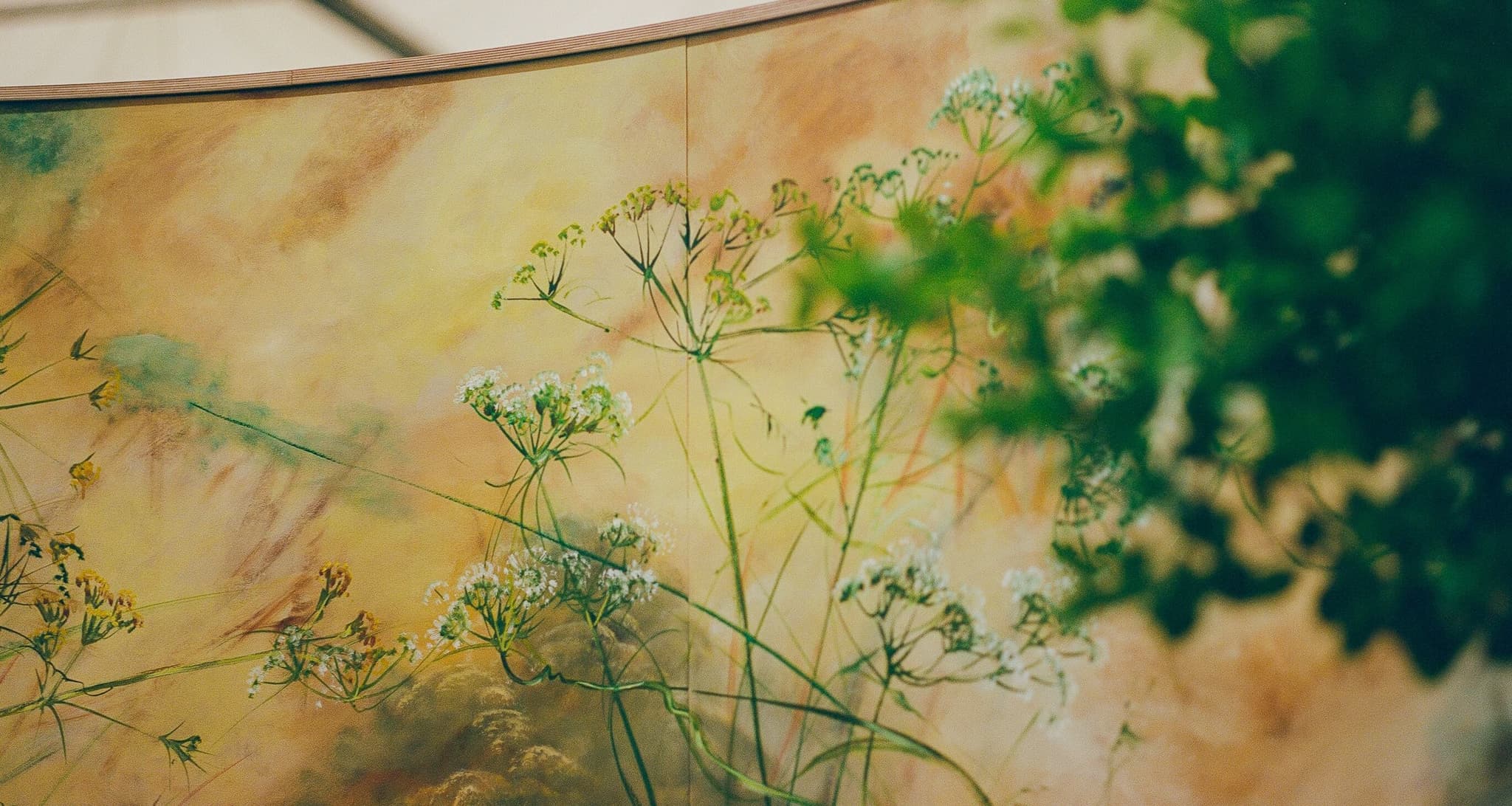 Claire Basler’s mural for the Chelsea Flower Show 2024